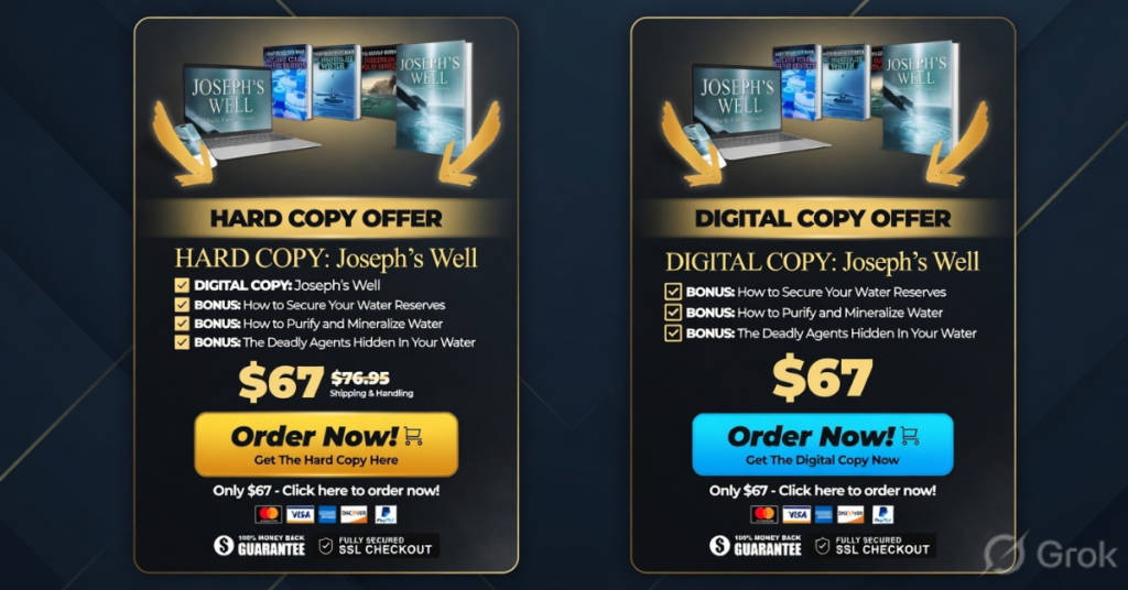 Joseph’s Well System Explained (With Diagram & PDF Guide)
