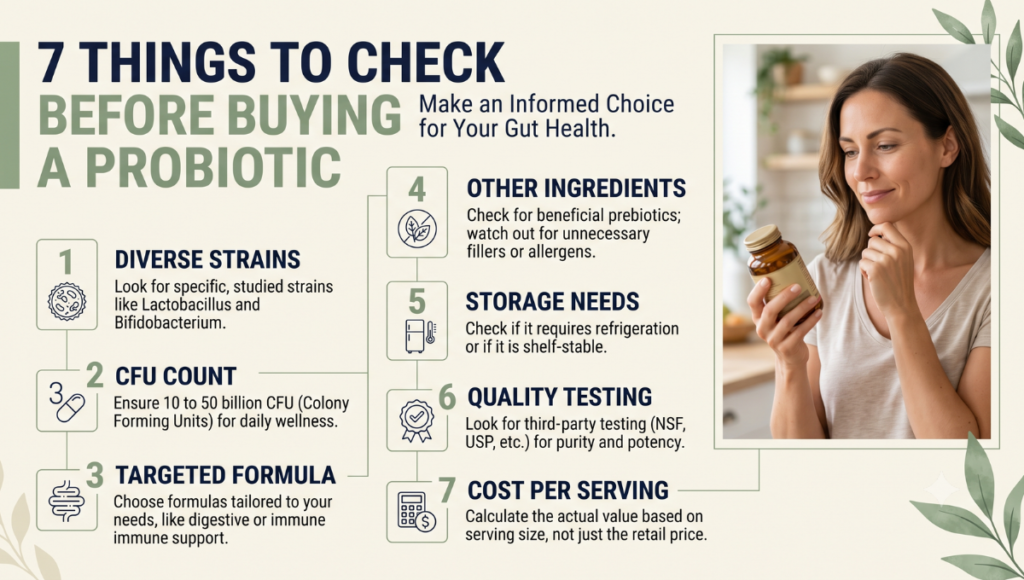 Best Probiotic for Gut Health: 7 Things to Check Before Buying