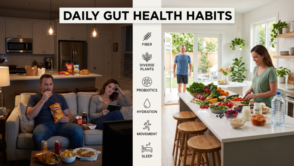 How to Improve Gut Health After 40: Diet, Probiotics & Lifestyle Tips
